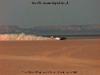 ThrustSSC on Jafr Desert