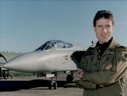 Andy Green and a Tornado aircraft