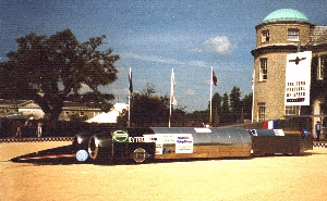 ThrustSSC shows off Jordanian colours