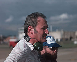 Richard Noble during tests at Farnborough