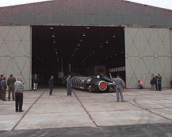 Rolling out ThrustSSC