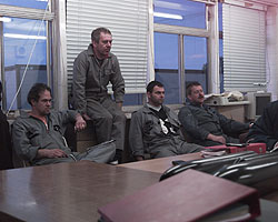 Jason, Brian, Dean and Nick at the debrief