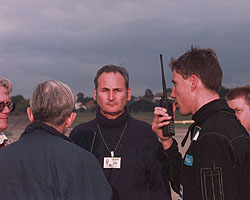 Richard Noble between runs