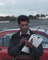 Engineering Manager Pete Ross coordinates preparations