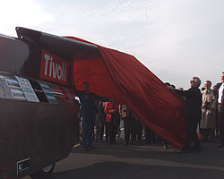 Frank Moss unveils the Tivoli logo