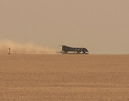 ThrustSSC on Run 26