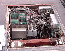 ThrustSSC's electronics bay