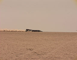 ThrustSSC charges across the Jafr at 540mph