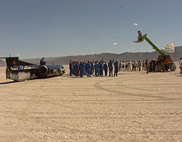 The ThrustSSC Team at the photoshoot