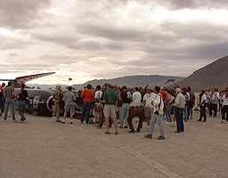 ThrustSSC at the Press Conference
