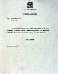The Queen's fax
