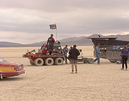 Positioning ThrustSSC for a second run
