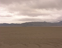 Bad weather on the Black Rock Desert