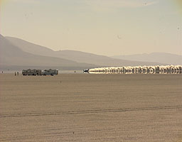 ThrustSSC in the measured mile