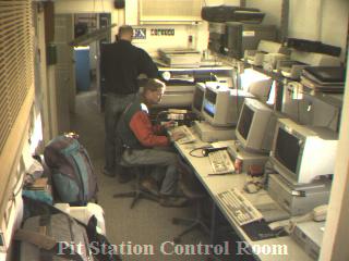 Live image from the Web Camera in the Pit Station