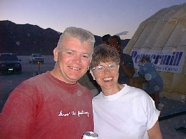 Barbie and Steve at Black Rock