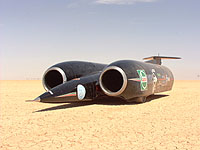 ThrustSSC on Jafr Desert