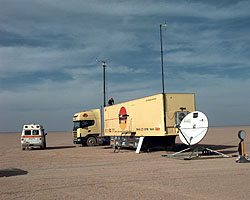 The Pit Station Trailer on the Jafr Desert