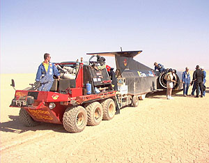 Towing ThrustSSC